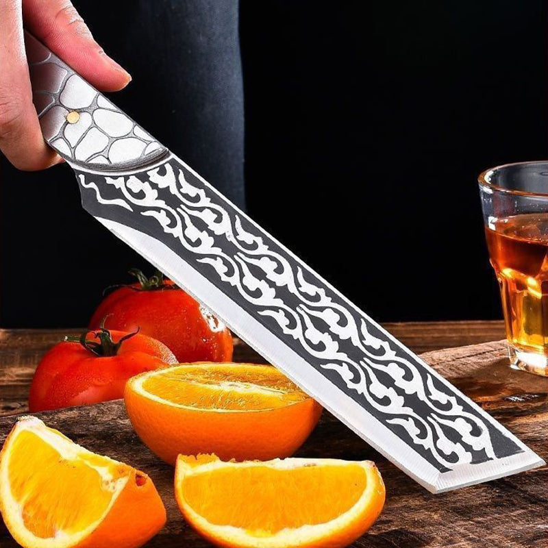 Multi-Functional Full-Tang Knife with Sheath