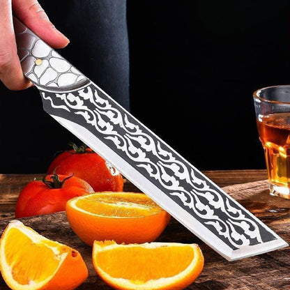 Multi-Functional Full-Tang Knife with Sheath