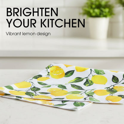 Decorative & Functional Lemon Dish Towel
