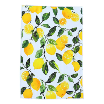 Decorative & Functional Lemon Dish Towel