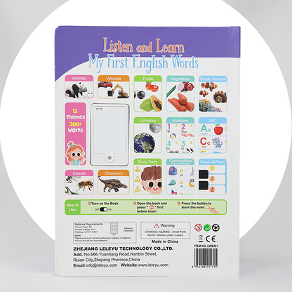 🔥While Supplies Last 40% OFF!🎉 Interactive English Learning Sound Book for Children