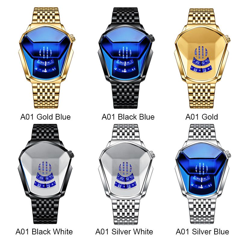 📢📢70 % OFF !!⏰Luxury Mens Racing Sport Rhombus Watch