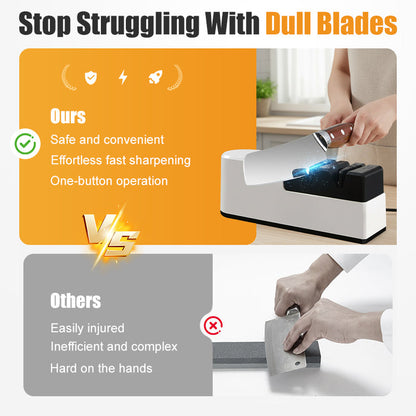 Multi-Functional Electric Knife Sharpener