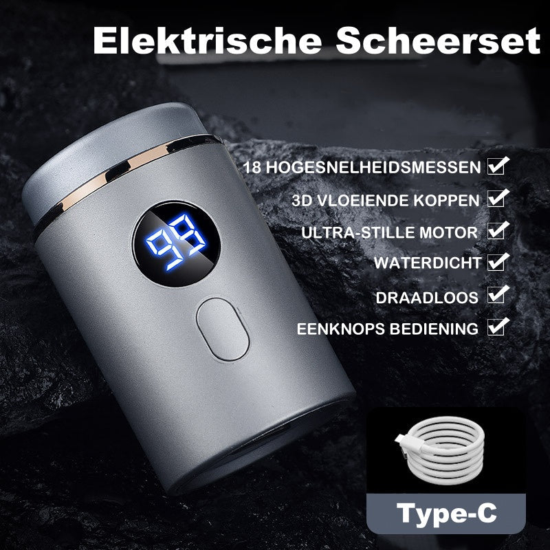 🥳2026 HOT SALE🥳💞50K+ SOLD!🪒🔇 50% OFF! Powerful Mini Shaver – 60min runtime, one‑button operation. 3D heads follow contours, no nicks. Great for sensitive skin. A senior‑friendly grooming buddy. 🧔💙