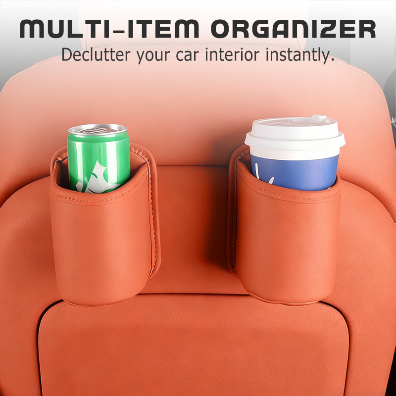 🥳2026 HOT SALE🥳💞50K+ SOLD!🚗🧺 50% OFF! Leather Car Door Cup Holder – Wide‑mouth opening, easy reach for drinks & phone. Clip‑on secure fit. PU leather, tough & stylish. 🛡️✨