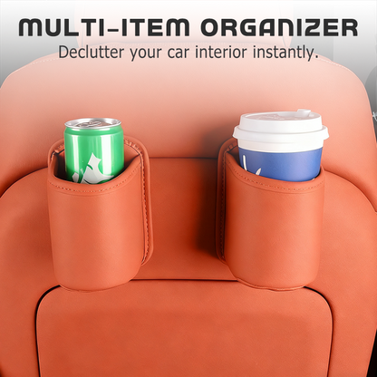 🥳2026 HOT SALE🥳💞50K+ SOLD!🚗🧺 50% OFF! Leather Car Door Cup Holder – Wide‑mouth opening, easy reach for drinks & phone. Clip‑on secure fit. PU leather, tough & stylish. 🛡️✨