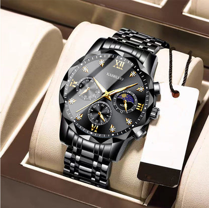 🔥 Men's Waterproof Quartz Watch - Stylish & Durable, Perfect for Daily Wear and Outdoor Activities ✨