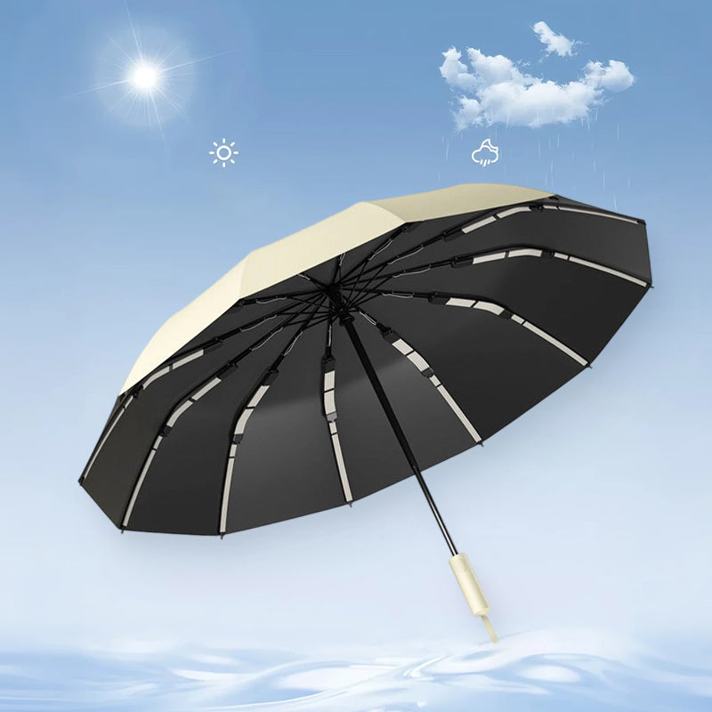 Durable Automatic Umbrella for Sun & Rain