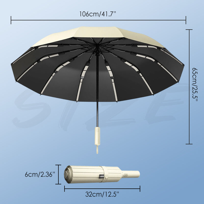 Durable Automatic Umbrella for Sun & Rain