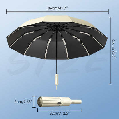 Durable Automatic Umbrella for Sun & Rain