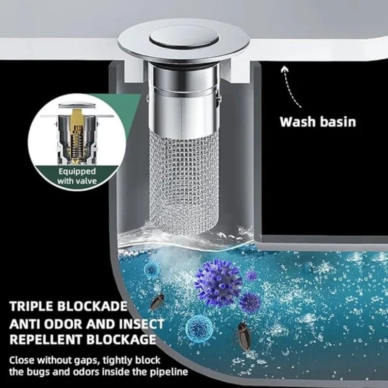 🎁💥LAST DAY SALE 50% OFF!!🔥Stainless Steel Floor Drain Filter