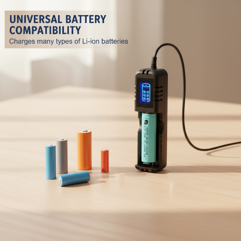 LCD Universal Lithium Battery Charger