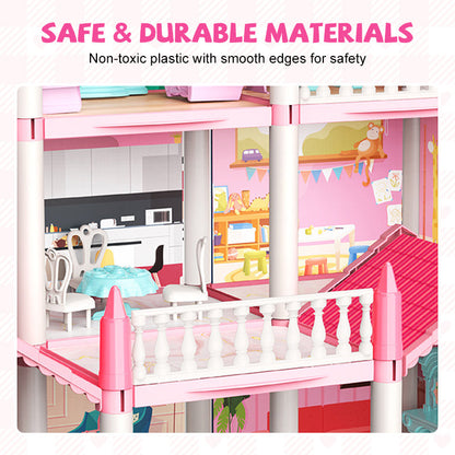 📢📢49% OFF!!⏰DIY Luminous Princess Castle Dollhouse