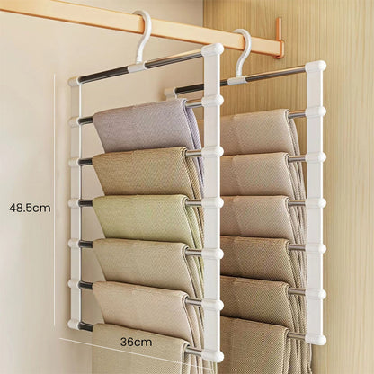 Space-Saving Multi-Layer Pants Hanger