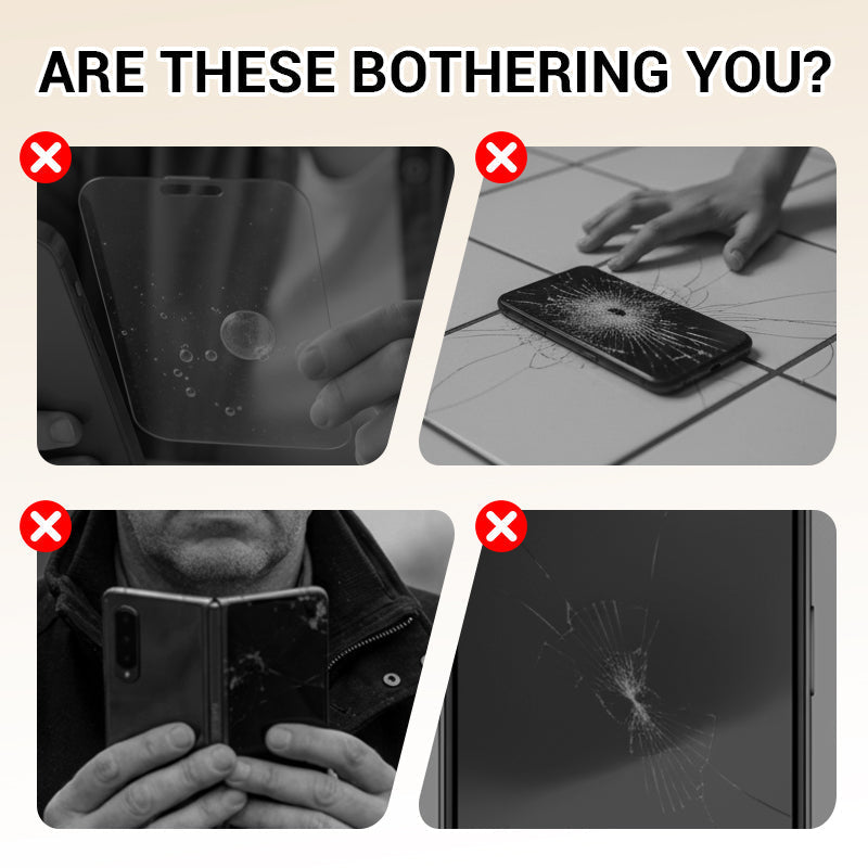 Dust-Removal Tempered Glass Screen Protector Kit