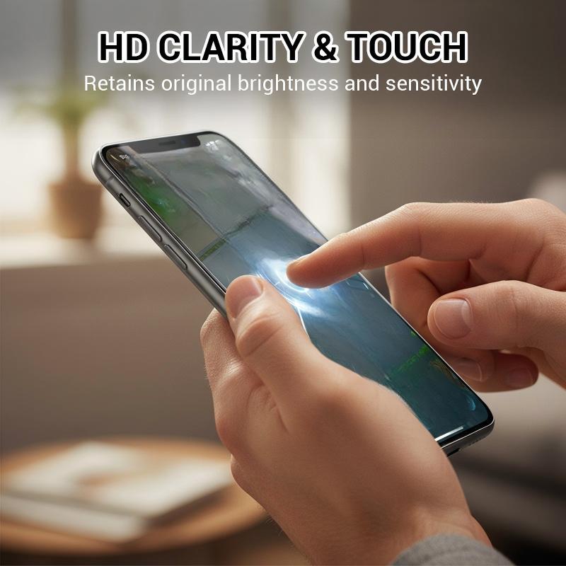 Dust-Removal Tempered Glass Screen Protector Kit