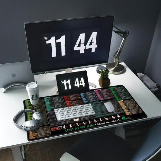 Non-slip, stain-resistant desk mat for the office