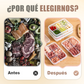 Contenedor de Alimentos Reutilizable con Divisiones