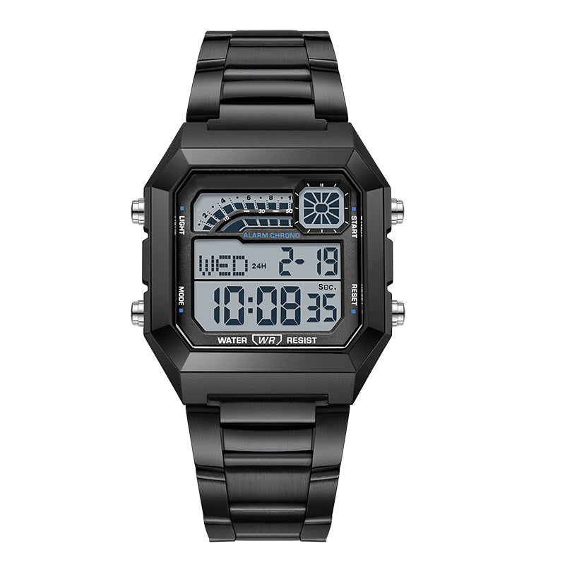 ⌚ 50% OFF! ⏱️ Unisex digital watch with a square face – luminous display, 50M water resistance, and a lightweight, durable strap 🌙