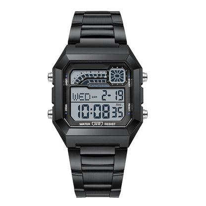 ⌚ 50% OFF! ⏱️ Unisex digital watch with a square face – luminous display, 50M water resistance, and a lightweight, durable strap 🌙