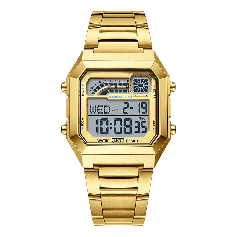 ⌚ 50% OFF! ⏱️ Unisex digital watch with a square face – luminous display, 50M water resistance, and a lightweight, durable strap 🌙