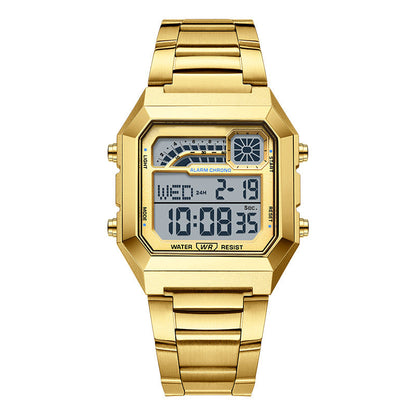 ⌚ 50% OFF! ⏱️ Unisex digital watch with a square face – luminous display, 50M water resistance, and a lightweight, durable strap 🌙