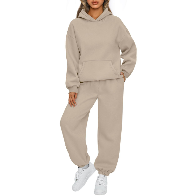 Women's Casual Oversized Hoodie and Pants Set