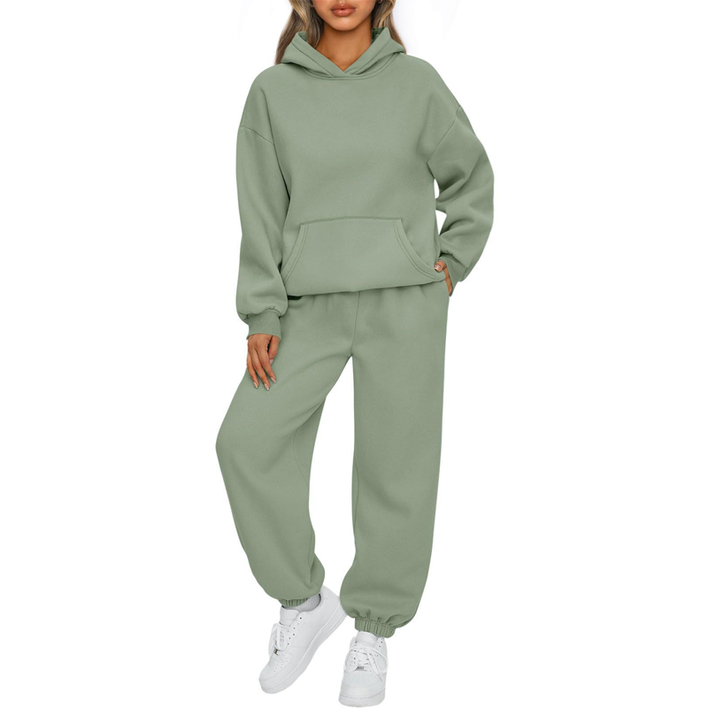 Women's Casual Oversized Hoodie and Pants Set