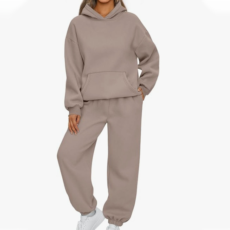 Women's Casual Oversized Hoodie and Pants Set