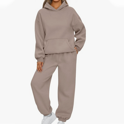 Women's Casual Oversized Hoodie and Pants Set