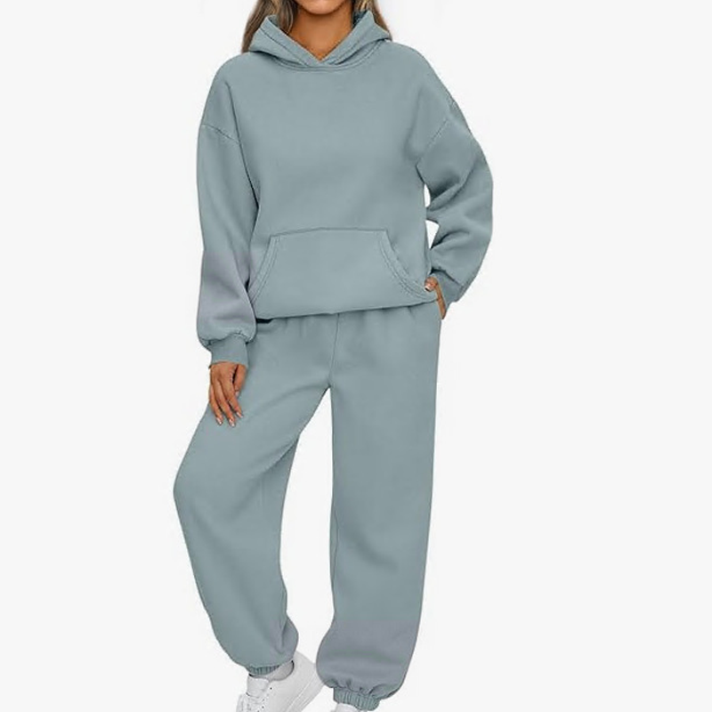 Women's Casual Oversized Hoodie and Pants Set