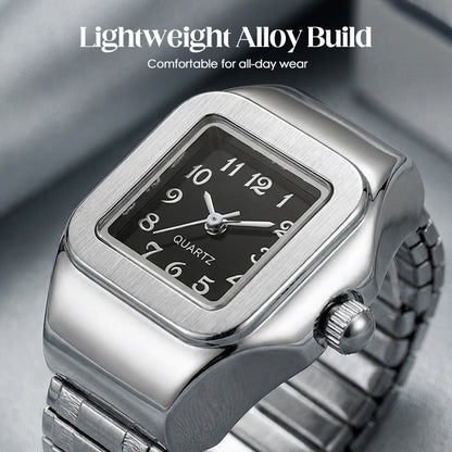 Alloy Finger Watch Ring
