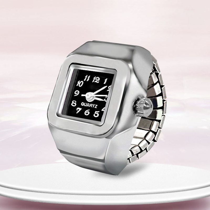 Alloy Finger Watch Ring