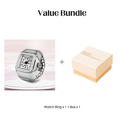 Alloy Finger Watch Ring