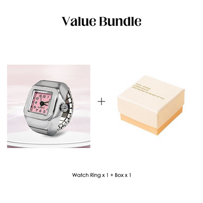 Alloy Finger Watch Ring