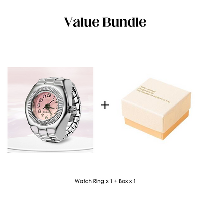 Alloy Finger Watch Ring