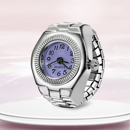 Alloy Finger Watch Ring