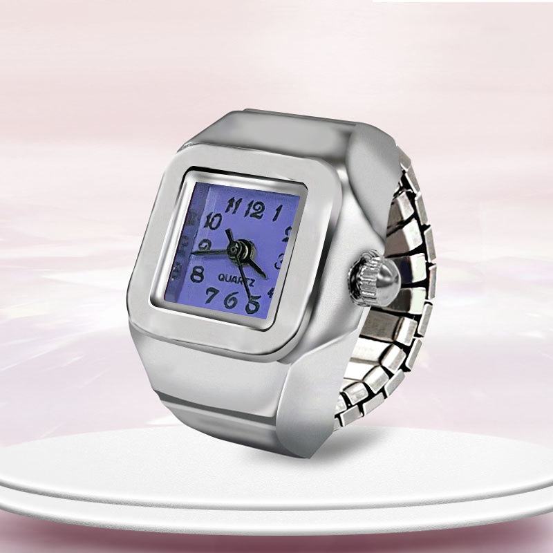 Alloy Finger Watch Ring