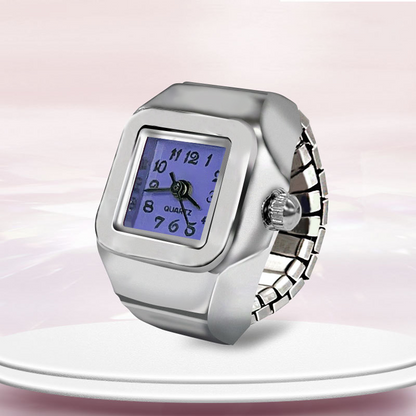Alloy Finger Watch Ring