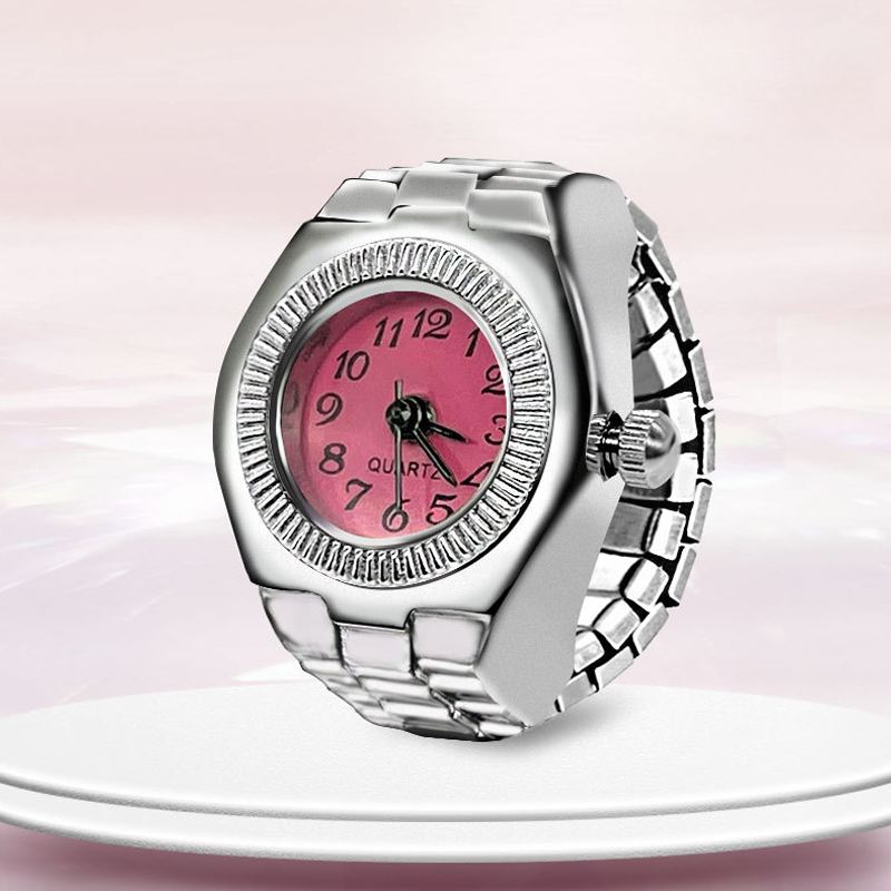 Alloy Finger Watch Ring