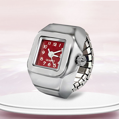 Alloy Finger Watch Ring