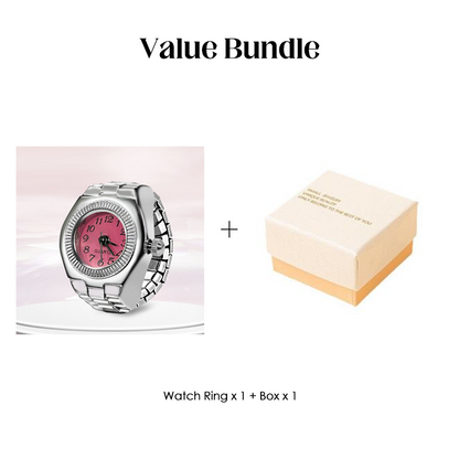 Alloy Finger Watch Ring