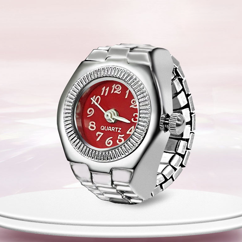 Alloy Finger Watch Ring