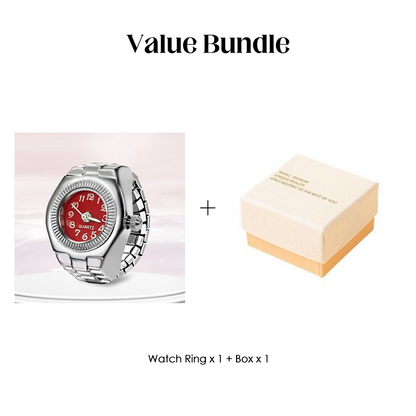 Alloy Finger Watch Ring