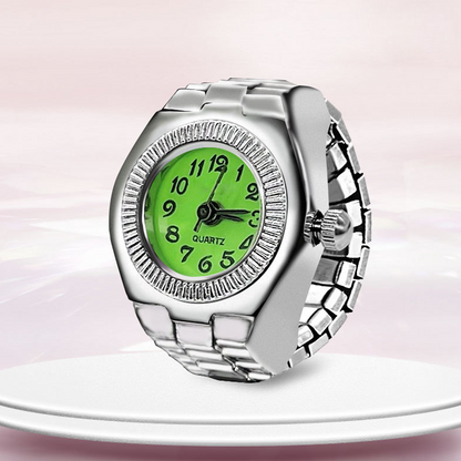 Alloy Finger Watch Ring