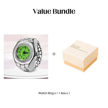 Alloy Finger Watch Ring