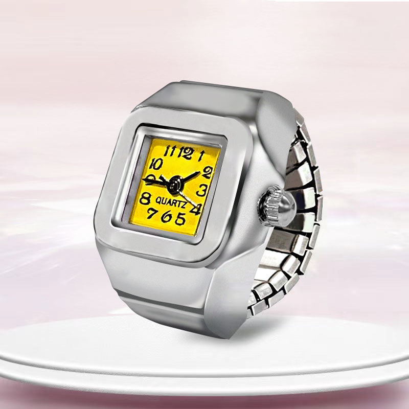 Alloy Finger Watch Ring