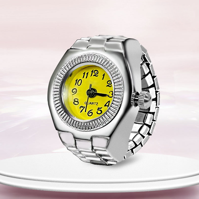 Alloy Finger Watch Ring