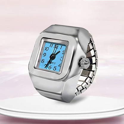Alloy Finger Watch Ring