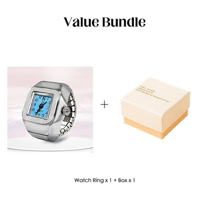 Alloy Finger Watch Ring